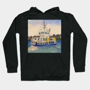 Ferry Boat in Halifax Nova Scotia Canada Hoodie